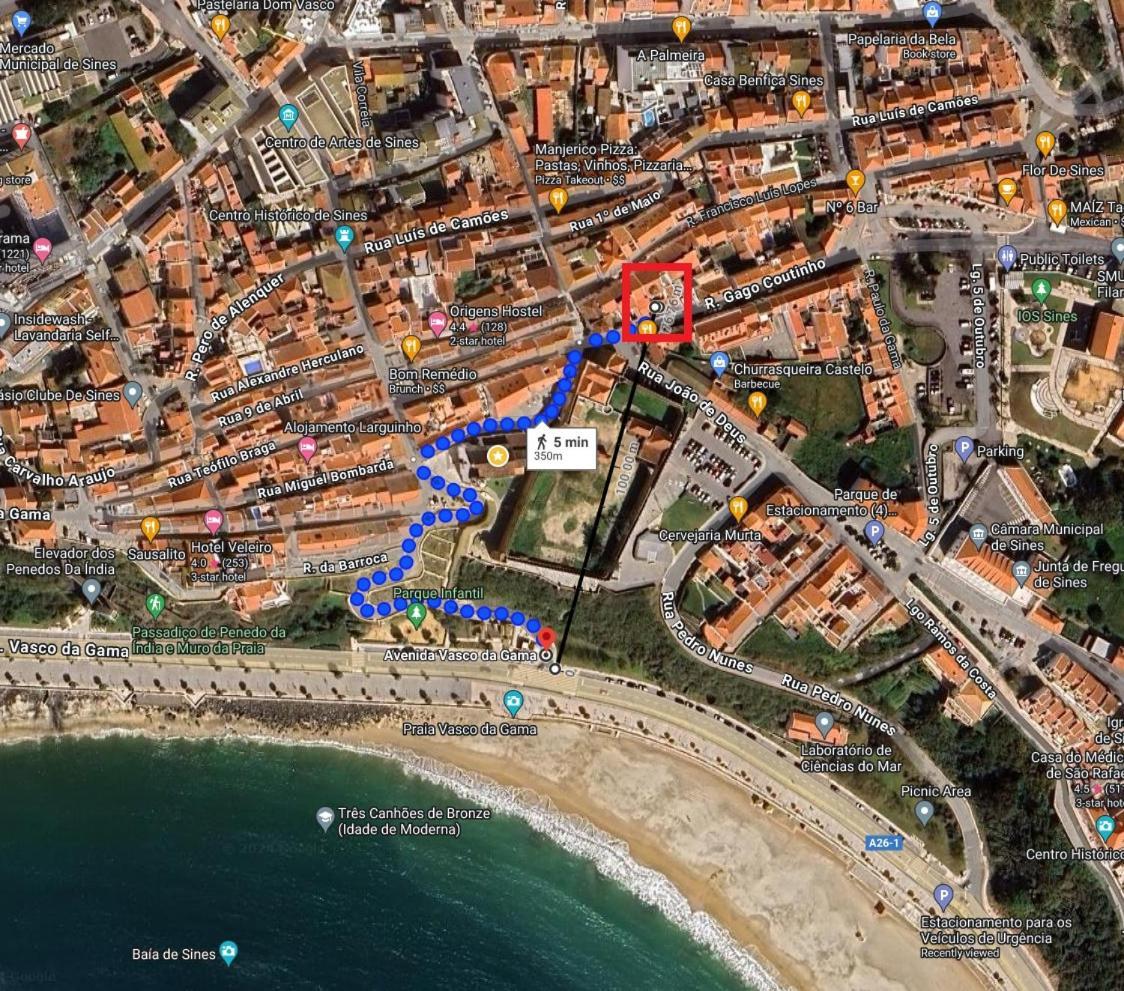 Castle House And Beach Sines Zewnętrze zdjęcie